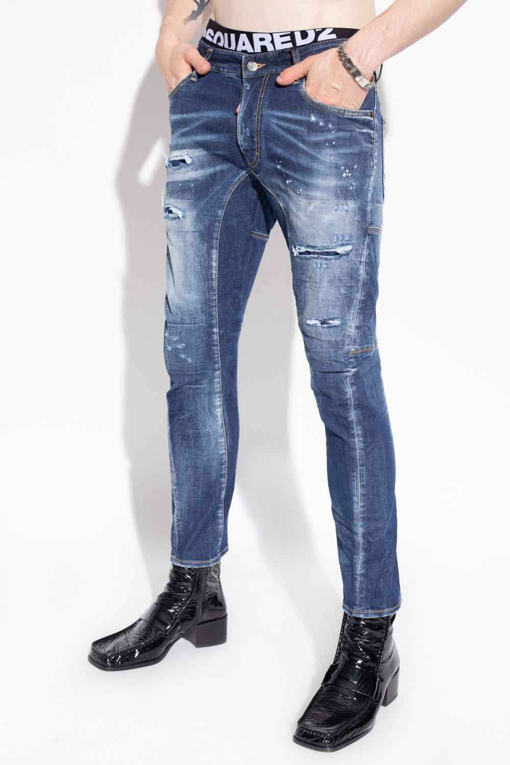 Dsquared2 'Tidy Biker' jeans | Men's Clothing | Vitkac